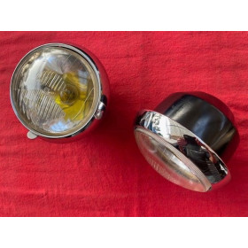 2 phares Cibie code EU Renault 4CV Alpine A106 A108 Panhard Dyna