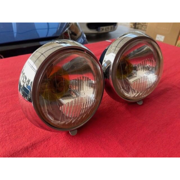 2 phares Cibie code EU Renault 4CV Alpine A106 A108 Panhard Dyna