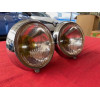 2 phares Cibie code EU Renault 4CV Alpine A106 A108 Panhard Dyna
