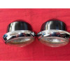 2 phares Cibie code EU Renault 4CV Alpine A106 A108 Panhard Dyna