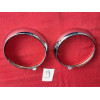 2 cerclages de phares neuf chrome Renault 4CV Alpine A106 A108