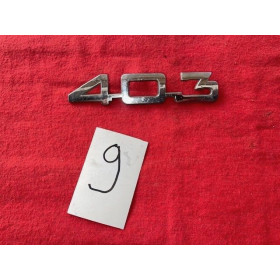 Sigle de capot original Peugeot 403 1ère génération