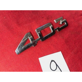 Sigle de capot original Peugeot 403 1ère génération