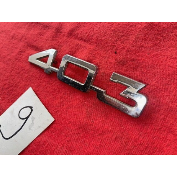 Sigle de capot original Peugeot 403 1ère génération