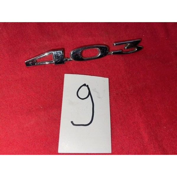 Sigle de capot original Peugeot 403 2ème génération