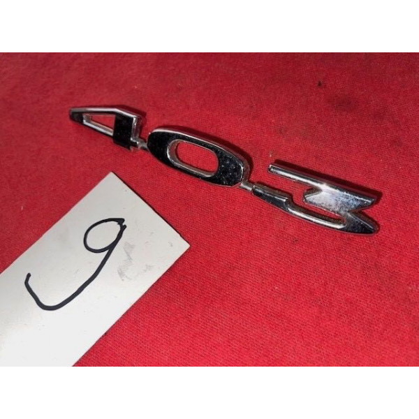 Sigle de capot original Peugeot 403 2ème génération