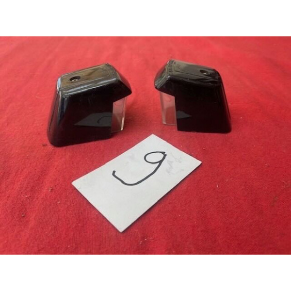 2 cabochons neuf éclairage plaque immatriculation Citroën SM Maserati Italie