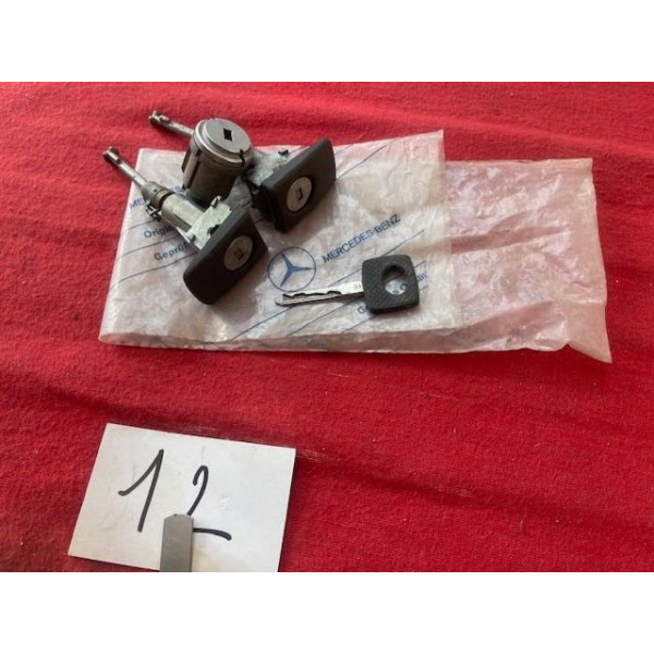 Jeu de barillets serrures portes coffre origine Mercedes 200 220 240 250 280 300