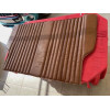Morceau de cuir banquette arrière fauve neuf d'époque Citroën DS 19 ou 21 Pallas