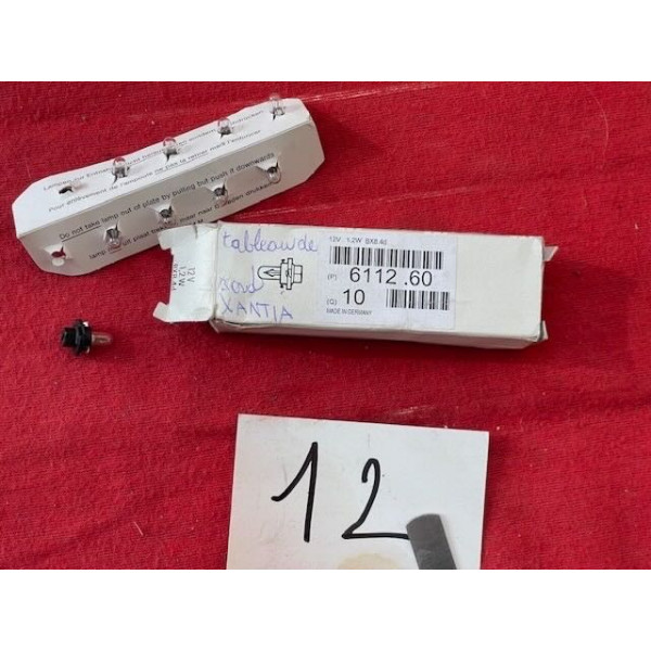 Lot d'ampoules de tableau de bord Citroën Xantia ph2 Activa V6