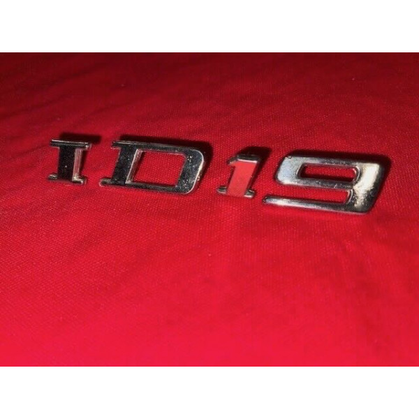 Sigle de coffre original Citroën ID19 neuf