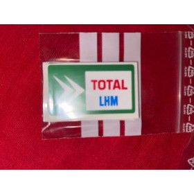 3 autocollants Citroën DS préfère Total