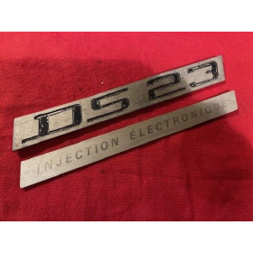 Sigle de coffre arrière original Citroën DS 23 injection électronique