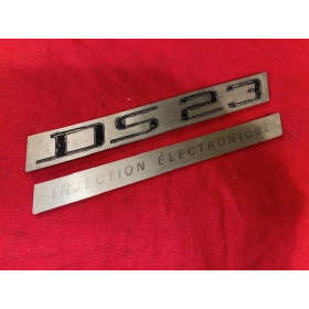 Sigle de coffre arrière original Citroën DS 23 injection électronique