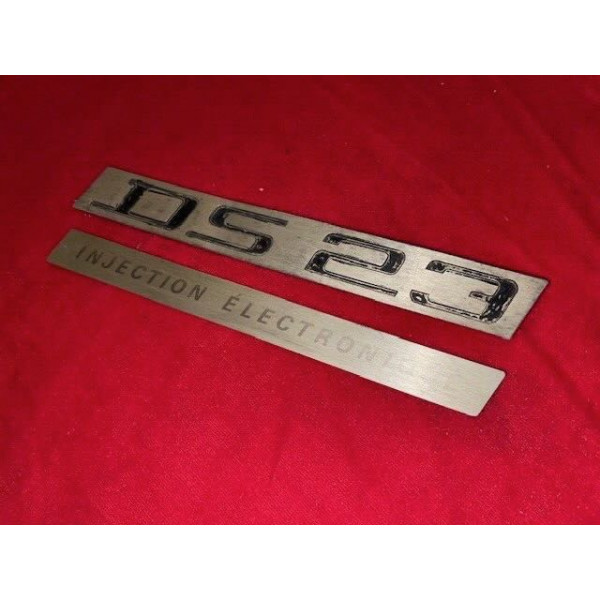 Sigle de coffre arrière original Citroën DS 23 injection électronique