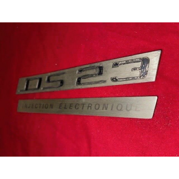 Sigle de coffre arrière original Citroën DS 23 injection électronique