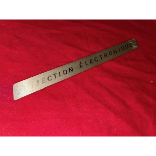Sigle de coffre arrière original Citroën DS 23 injection électronique