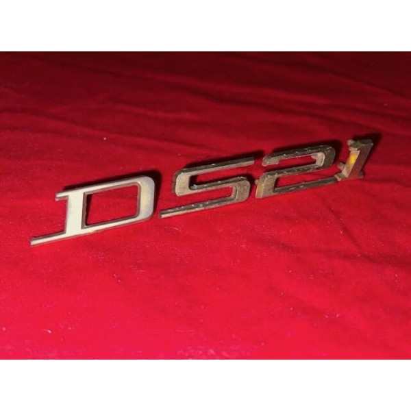 Sigle arrière métal original Citroën DS 21 Pallas 1965 à 1967