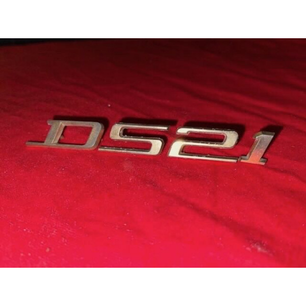 Sigle arrière métal original Citroën DS 21 Pallas 1965 à 1967