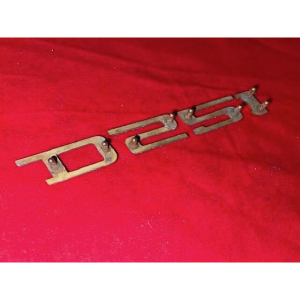 Sigle arrière métal original Citroën DS 21 Pallas 1965 à 1967