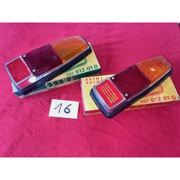 2 cabochons arrière neuf origine Seima Alpine A110 Renault 8 Gordini Matra Djet