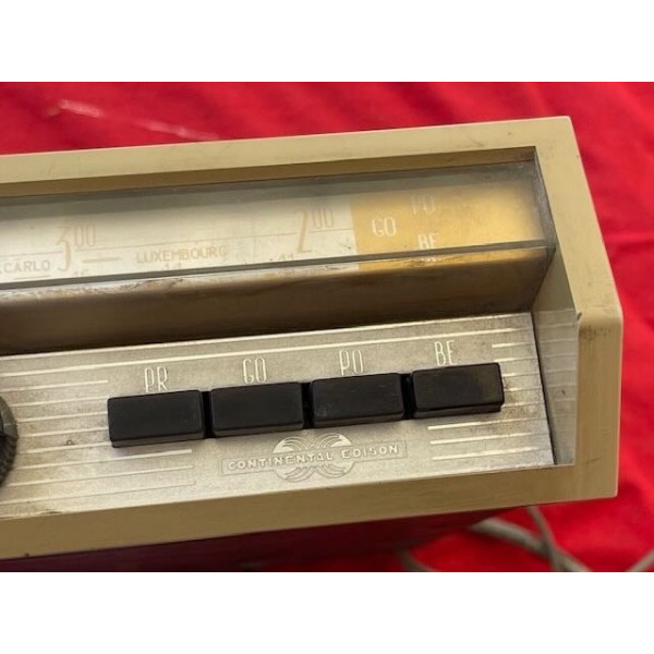 Radio Continental Edison original Citroën ID DS 19 ou 21 maxi 1968