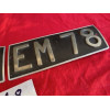 Ancienne plaque d'immatriculation neuve Citroën DS 19 ou 21 année 1963 à 1967