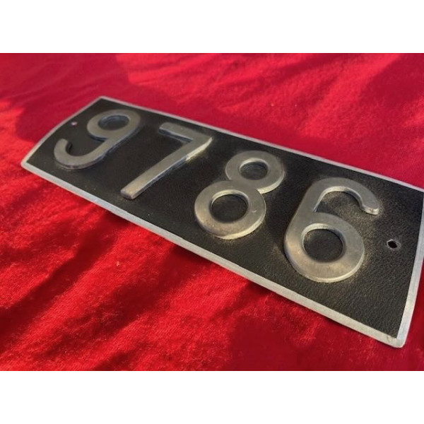 Ancienne plaque d'immatriculation neuve Citroën DS 19 ou 21 année 1963 à 1967