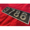 Ancienne plaque d'immatriculation neuve Citroën DS 19 ou 21 année 1963 à 1967