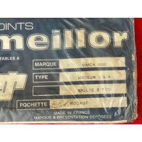 Pochette de joints de rodage Simca 1000 Rally 2