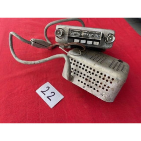 Autoradio d'époque années 60 Citroën ID DS 19 Simca Renault Peugeot 6V ou 12V