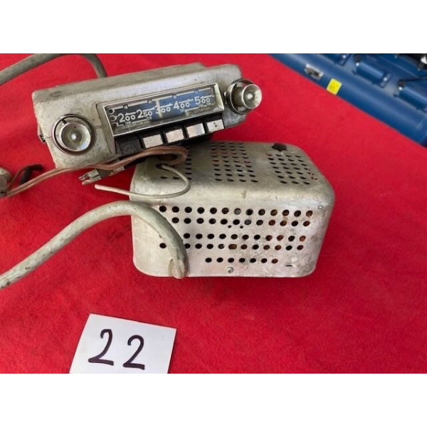 Autoradio d'époque années 60 Citroën ID DS 19 Simca Renault Peugeot 6V ou 12V
