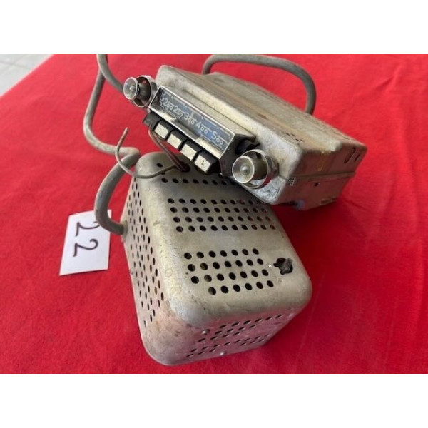 Autoradio d'époque années 60 Citroën ID DS 19 Simca Renault Peugeot 6V ou 12V