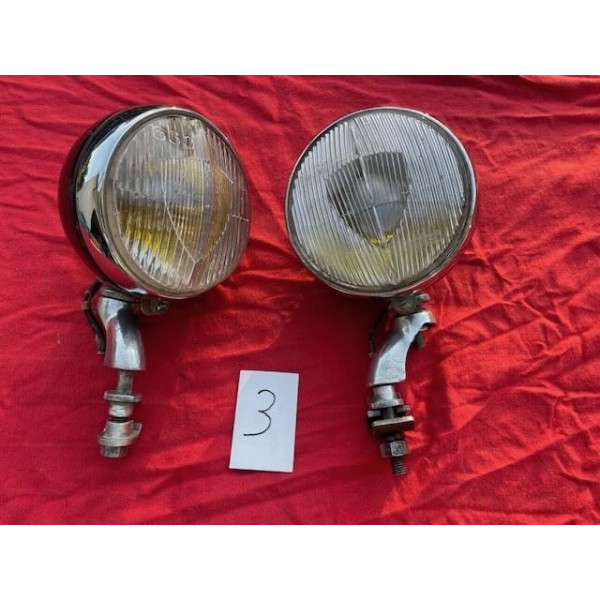 2 phares Marchal antibrouillard original Citroën Traction 11 ou 15/6