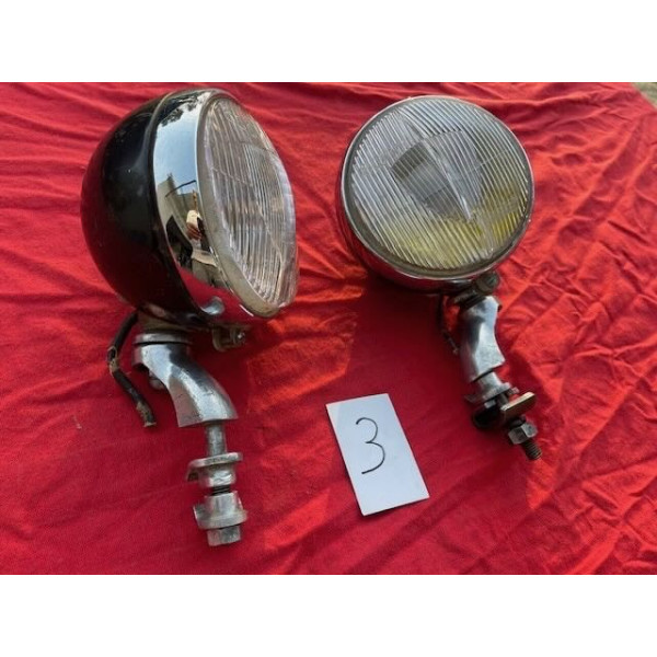 2 phares Marchal antibrouillard original Citroën Traction 11 ou 15/6