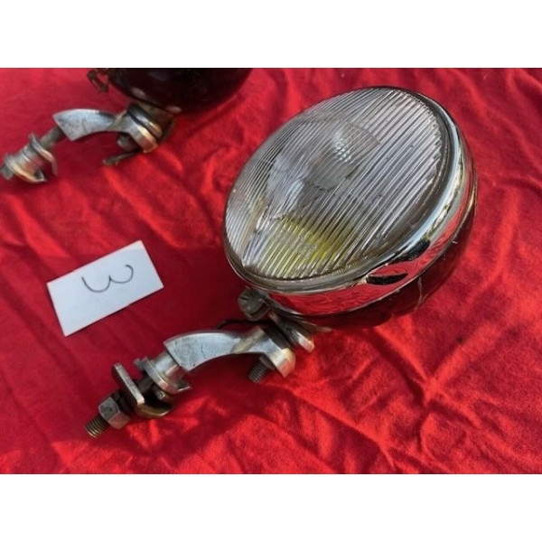 2 phares Marchal antibrouillard original Citroën Traction 11 ou 15/6