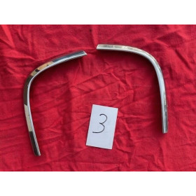 2 joncs d'aile avant chrome droit et gauche Citroën SM Maserati