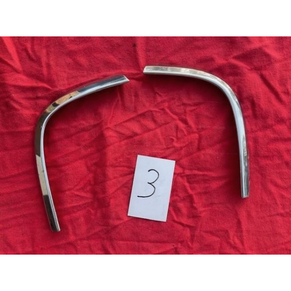 2 joncs d'aile avant chrome droit et gauche Citroën SM Maserati