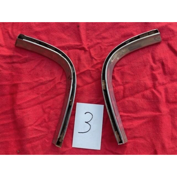 2 joncs d'aile avant chrome droit et gauche Citroën SM Maserati