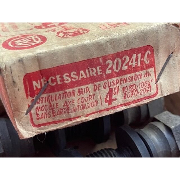 Articulation supérieure suspension avant sans barre de torsion Renault 4CV