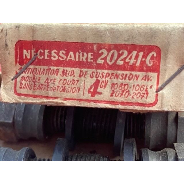 Articulation supérieure suspension avant sans barre de torsion Renault 4CV