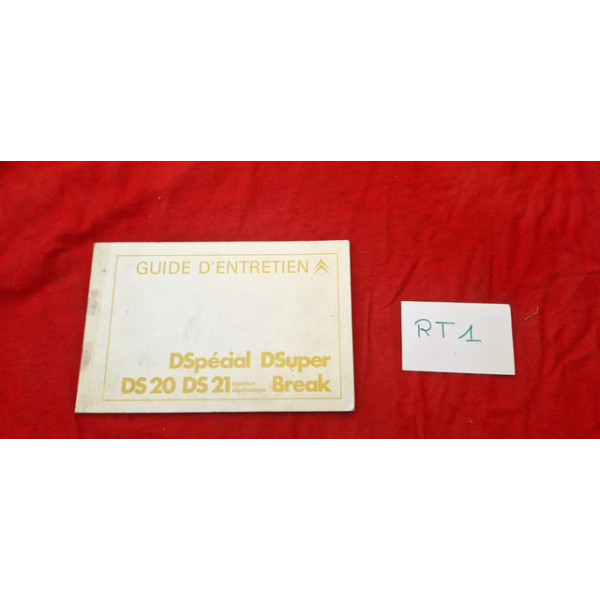 Guide d'entretien Citroën DS