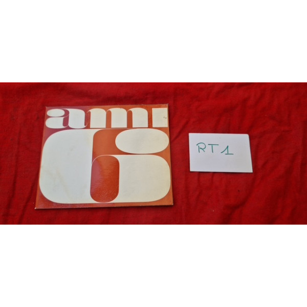 Manuel de bord original Citroën AMI6