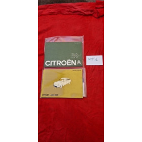 Notice d'emploi Citroën AMI8 + brochure réseau Citroën 1977