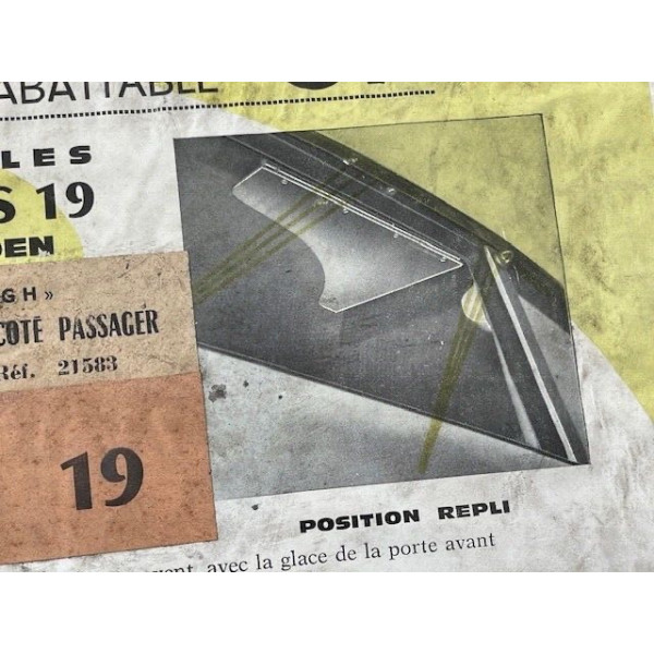 2 déflecteurs d'air neuf original accessoire GH Citroën DS