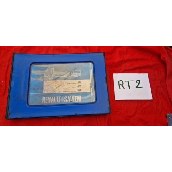 Catalogue de pièces de rechange Renault Saviem SG4 MAN 475 Alfa Romeo A38