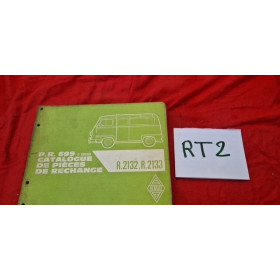 Catalogue de pièces de rechange Renault Estafette R2132 R2133 PR699 2ème édition