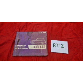 Catalogue de pièces de rechange PR686 Renault 4 R1120 R1121