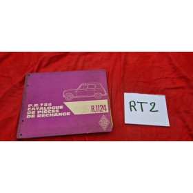 Catalogue de pièces de rechange PR784 Renault 4 R1124