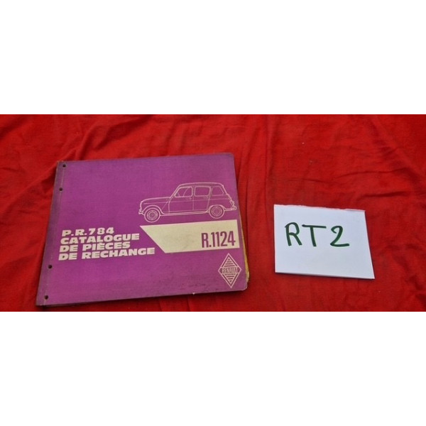 Catalogue de pièces de rechange PR784 Renault 4 R1124
